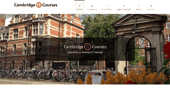 Desktop Screenshot of cambridge-it-courses.co.uk