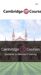 Mobile Screenshot of cambridge-it-courses.co.uk